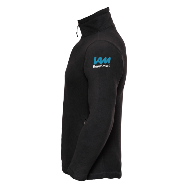 DWDAM: Outdoor Fleece Black (1/4″ Zip) Left Sleeve