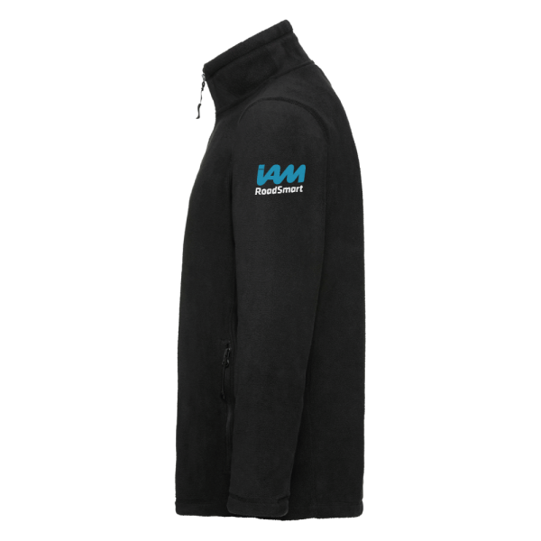 DWDAM: Outdoor Fleece Black (Full Zip) Left