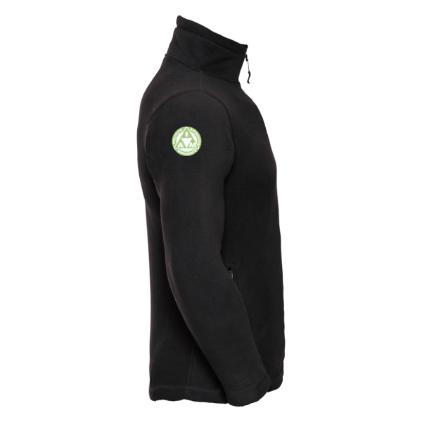 DWDAM: Outdoor Fleece Black (1/4″ Zip) Right Sleeve