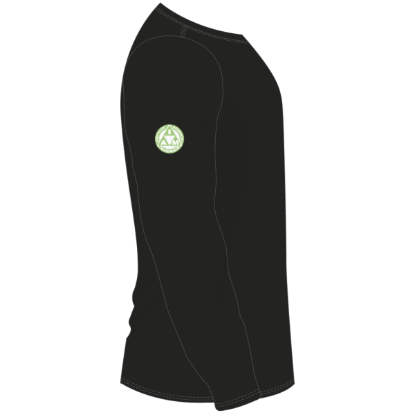 DWDAM: Softshell Bodywarmer Black Right Sleeve